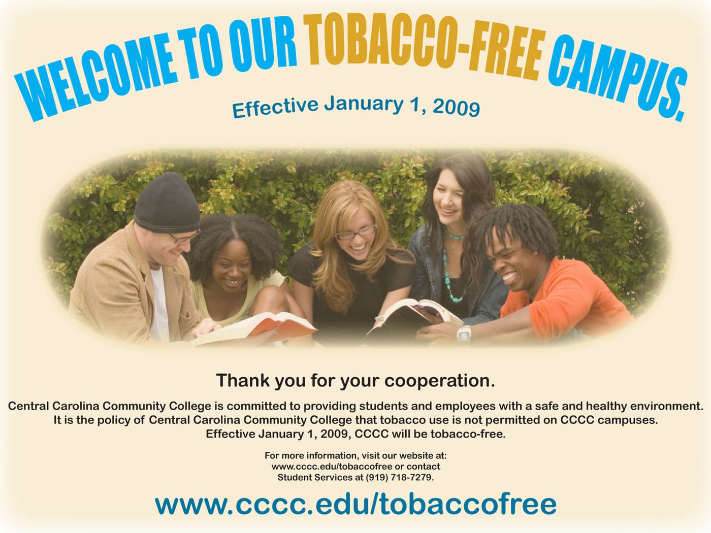 CCCC going tobacco-free 