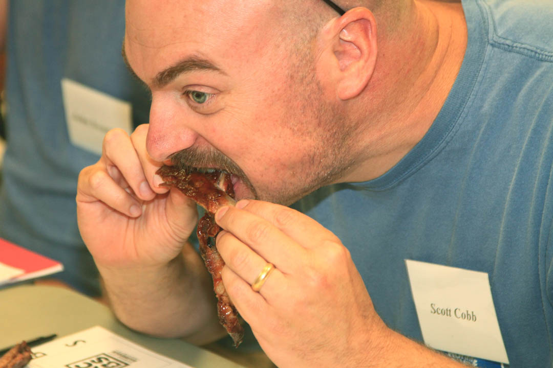 Students taste success in CCCC-KCBS barbecue judging class