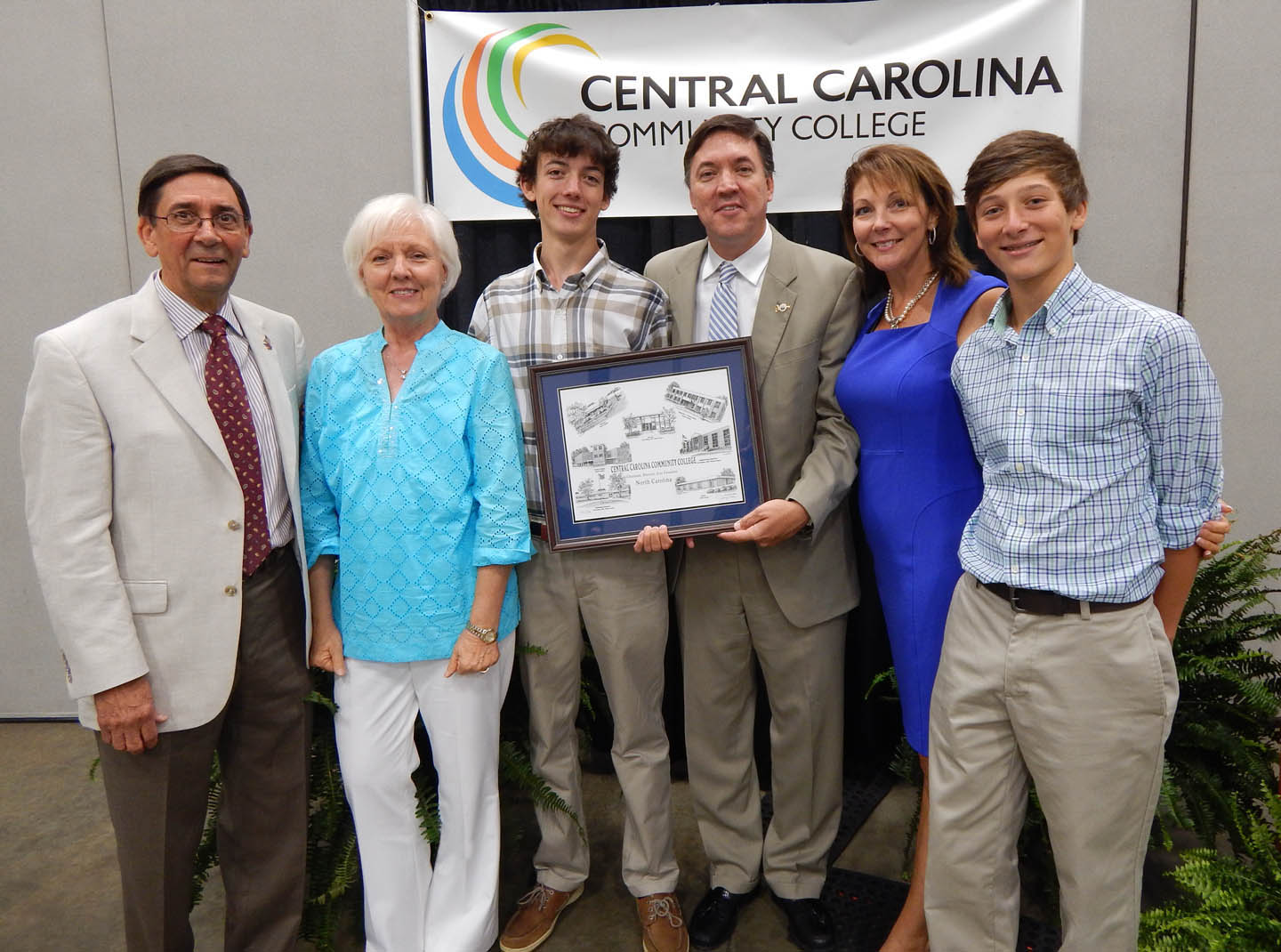 Mann honored for service to CCCC 08/04/2014 picture