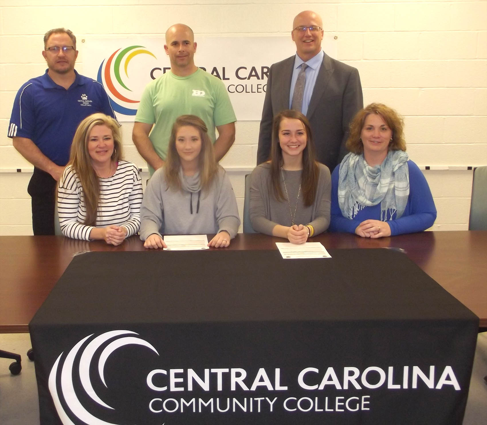 Two sign with CCCC volleyball
