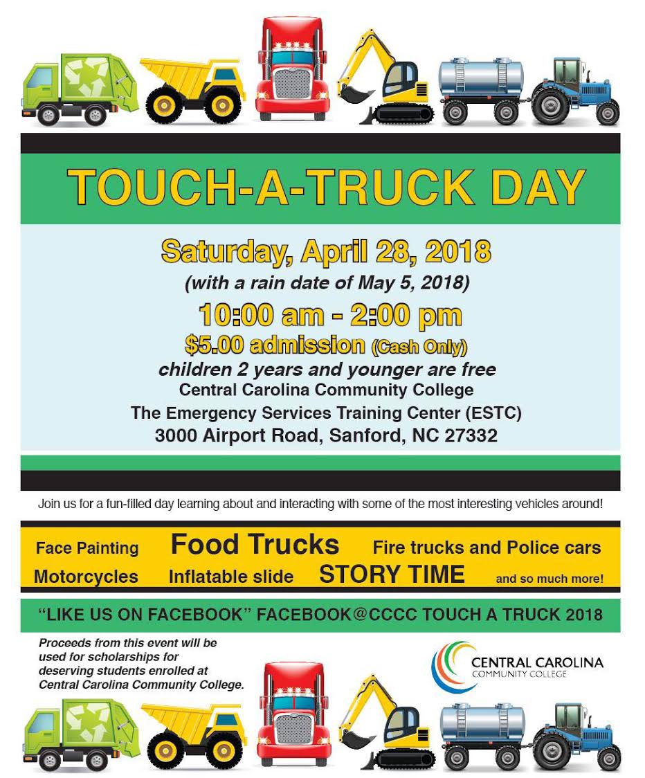 CCCC will host Touch-A-Truck Day