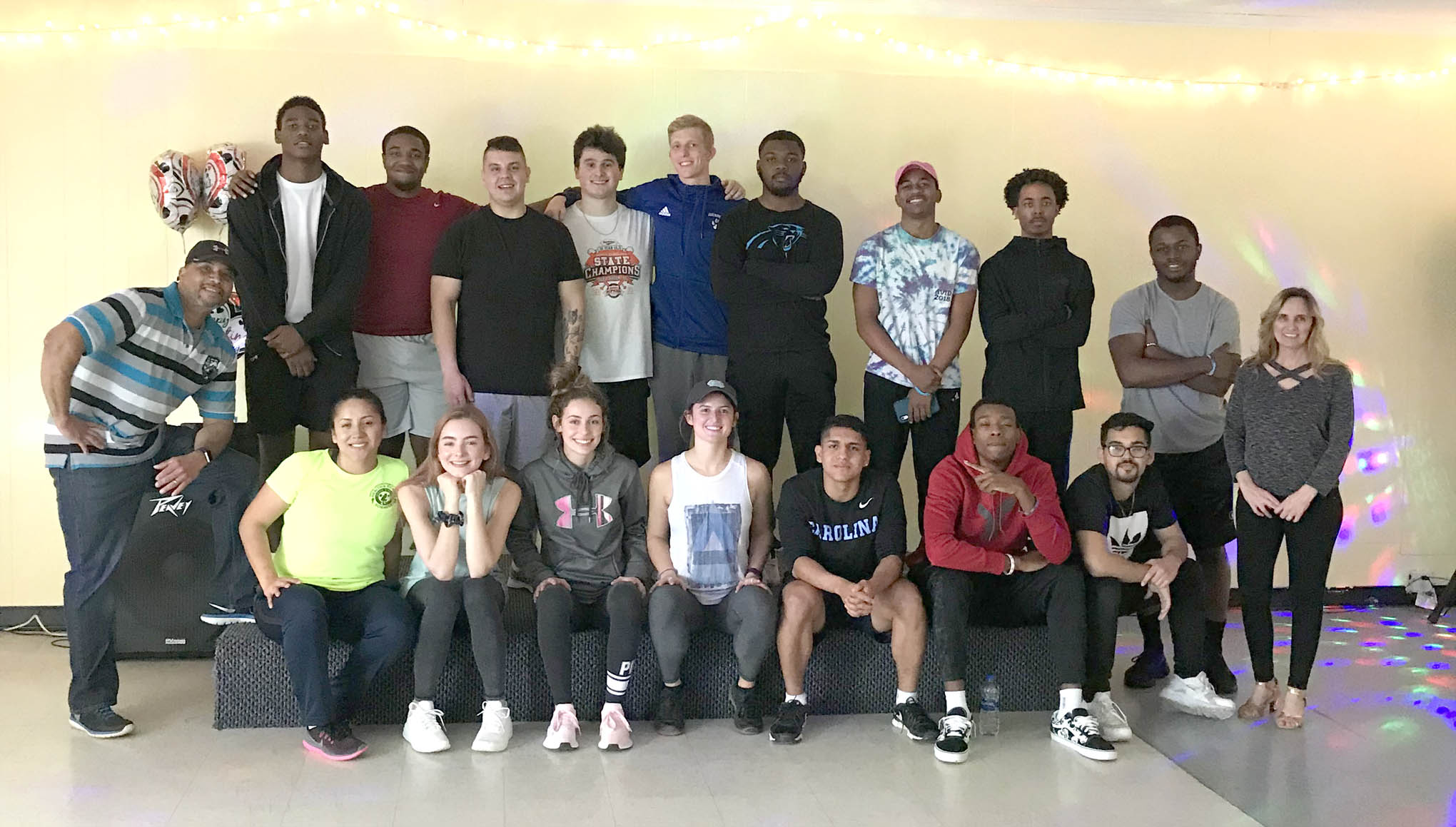 CCCC Health & Fitness Sciences class visits Sanford Latin Dance