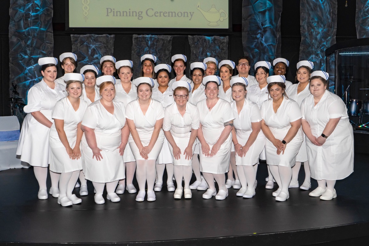 CCCC Associate Degree Nursing program holds Pinning and Candle Lighting Ceremony