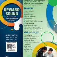 The Central Carolina Community College TRiO Upward Bound program offers support for high school students in preparation for college! Learn more at www.cccc.edu/ub. Apply now! For an online application, visit https://tinyurl.com/UBApplication2023. Or, for more information, call (919) 718-7549 or email to ub@cccc.edu.
