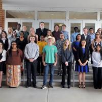 Academic achievement and service were celebrated May 8 as Central Carolina Community College's Beta Sigma Phi Chapter of the Phi Theta Kappa International Honor Society held its spring induction ceremony.
https://www.cccc.edu/news/story.php?story=10765