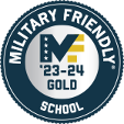 Military Friendly School: 2023-2024 GOLD