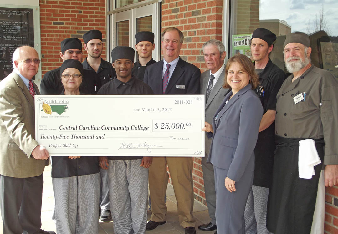 NC Tobacco Trust Fund presents grant to CCCC