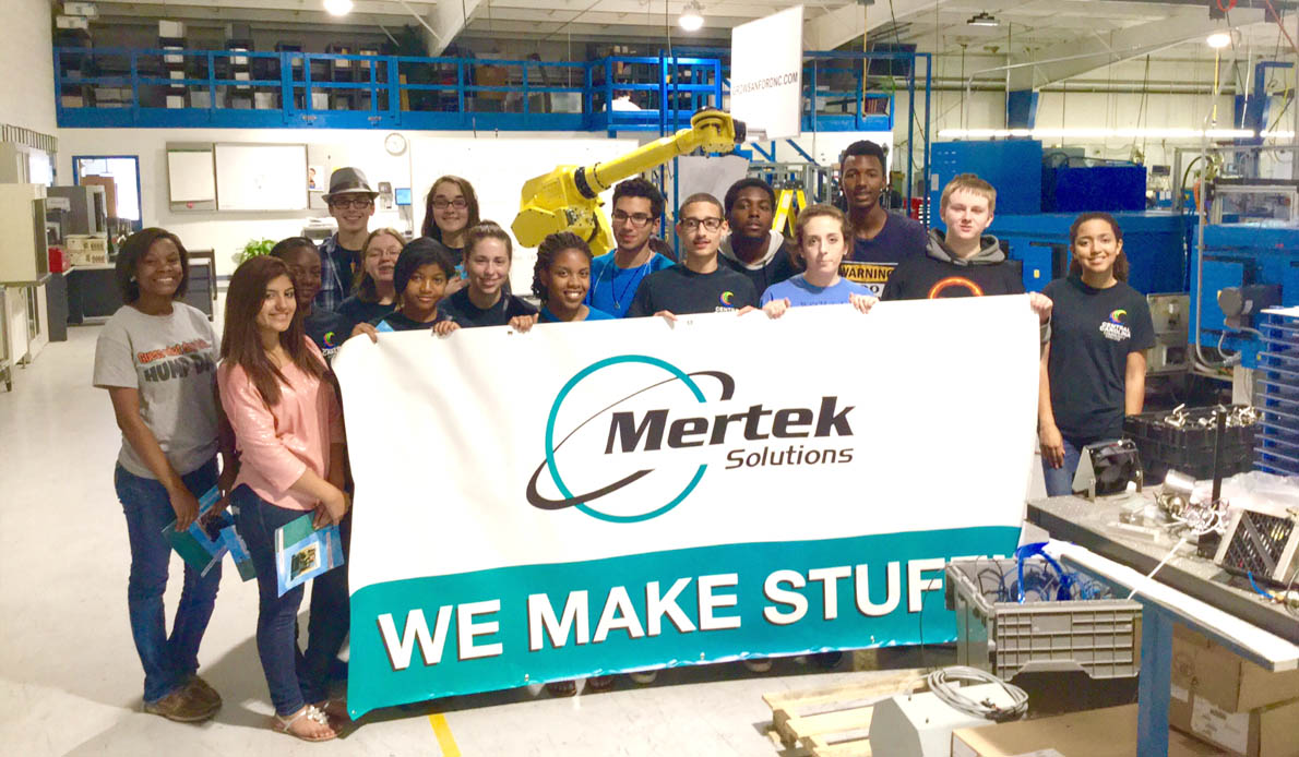 CCCC's UBMS students visit Mertek Solutions Inc.