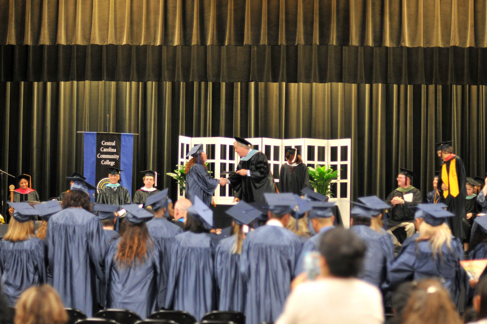 Click to enlarge,  Central Carolina Community College's College and Career Readiness Commencement Exercises was a time of celebration. The Feb. 1 event at the Dennis A. Wicker Civic Center honored the achievements of 65 students. 