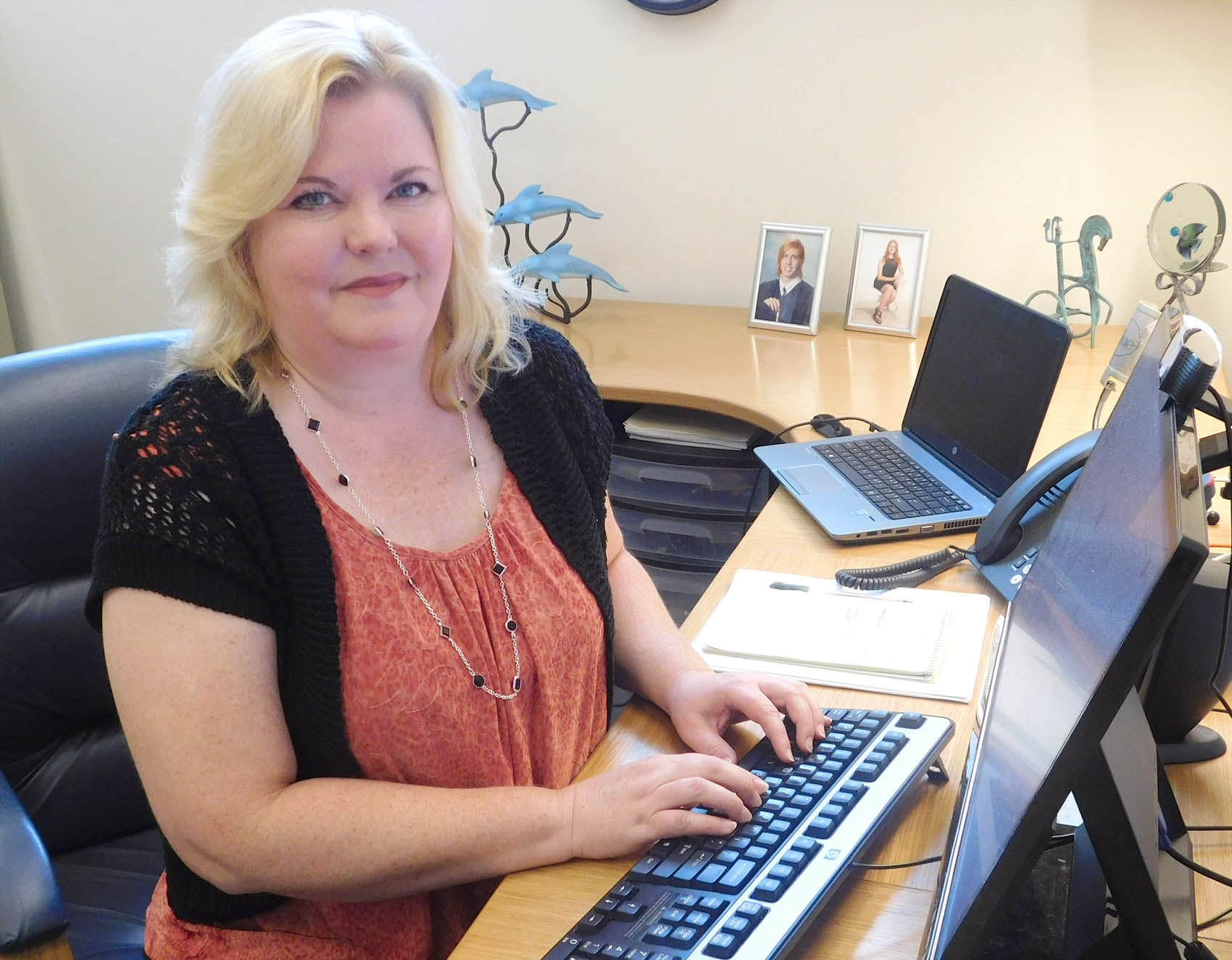 Click to enlarge,  Terri Brown is CCCC Small Business Center Coordinator in Lee County. 