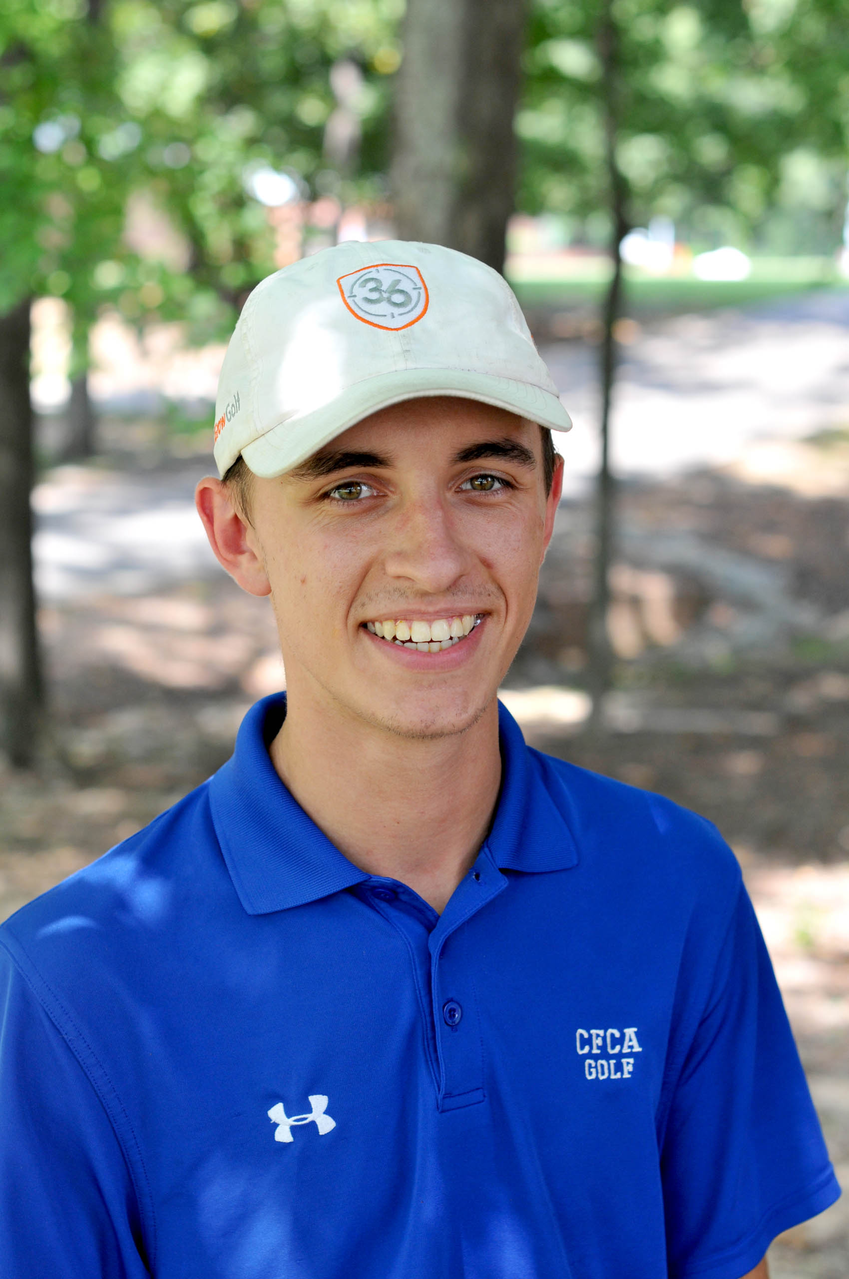 Click to enlarge,  Jacob Chisler is a sophomore on this year's Central Carolina Community College golf team. 