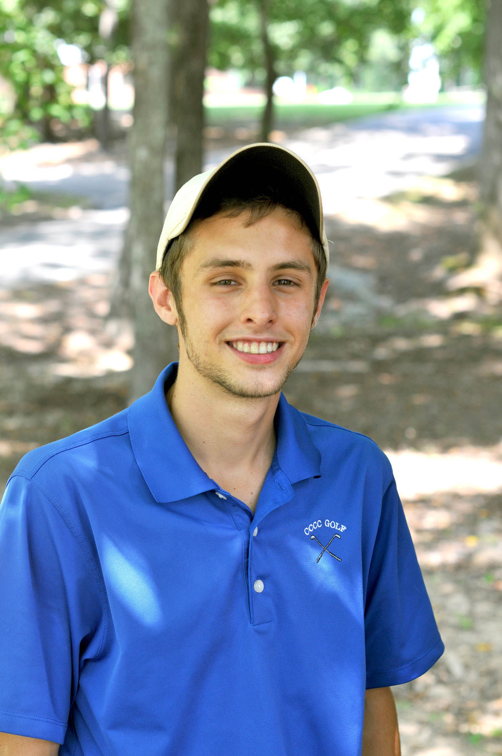 Click to enlarge,  Dillon Fail is a sophomore on this year's Central Carolina Community College golf team. 