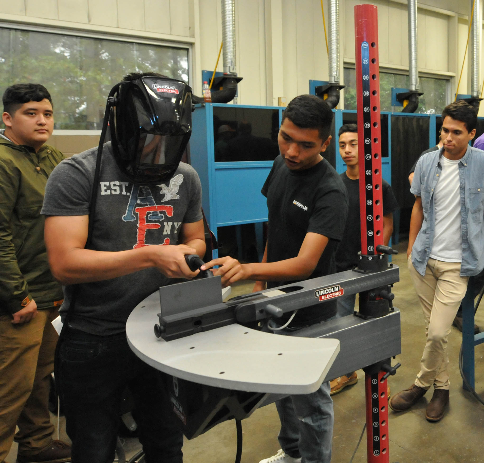 Click to enlarge,  Central Carolina Community College's Industry Services department was host to high school students and community members at its annual Manufacturing Day celebration. 