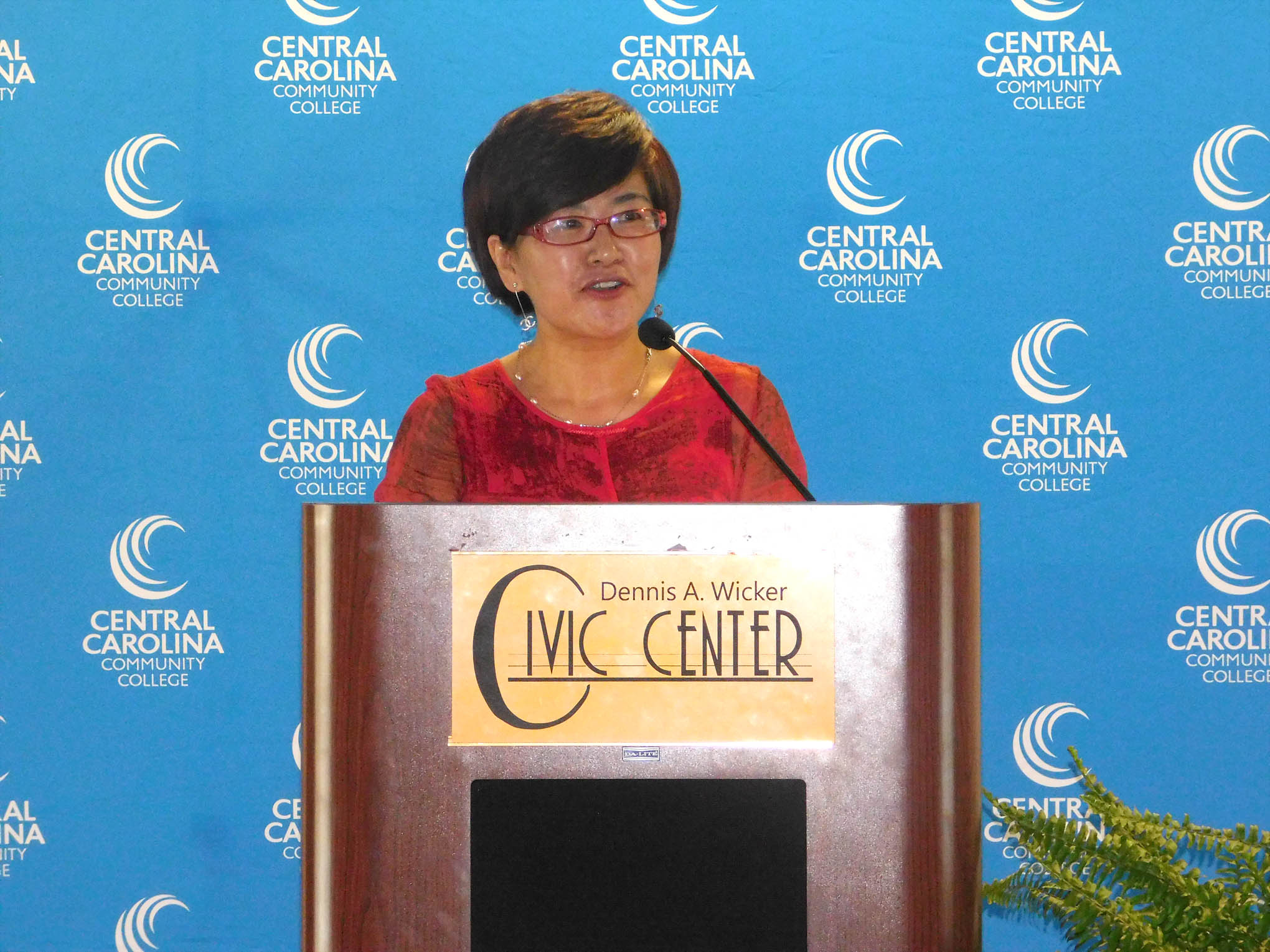 Click to enlarge,  Yuehan Ma is the newest visiting instructor for Central Carolina Community College's Confucius Classroom, an educational partnership created with N.C. State University's Confucius Institute and Nanjing Normal University. 