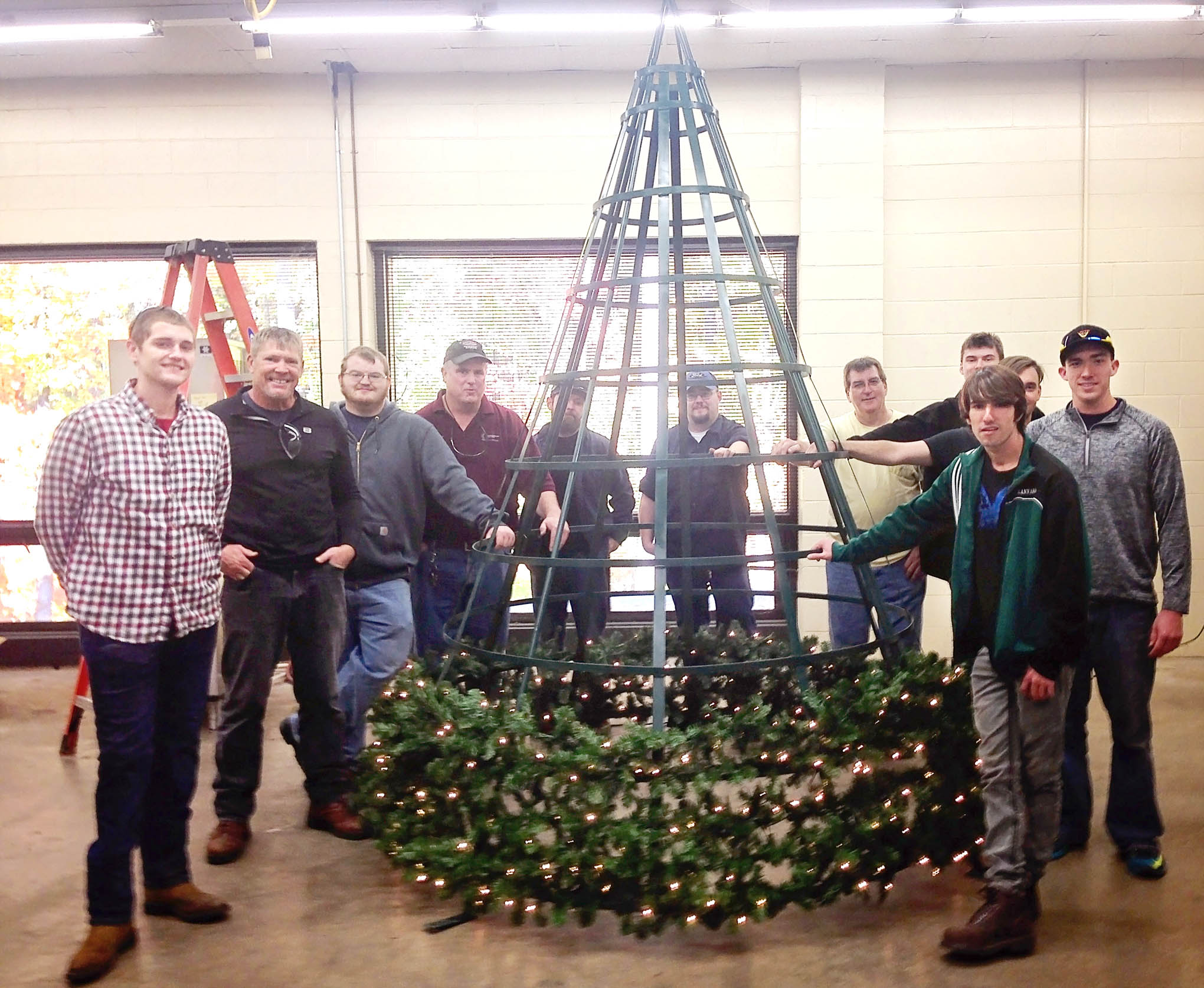 Read the full story, CCCC Christmas tree distinctive to college