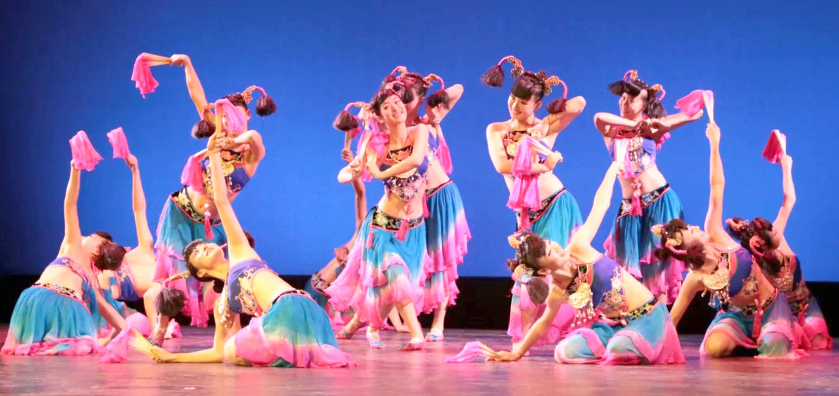 Click to enlarge,  Exciting and colorful Chinese traditional music and dance will light up the stage at the Dennis A. Wicker Civic Center Sunday, March 26, as Central Carolina Community College presents a performing troupe from Shanxi University, People's Republic of China. 