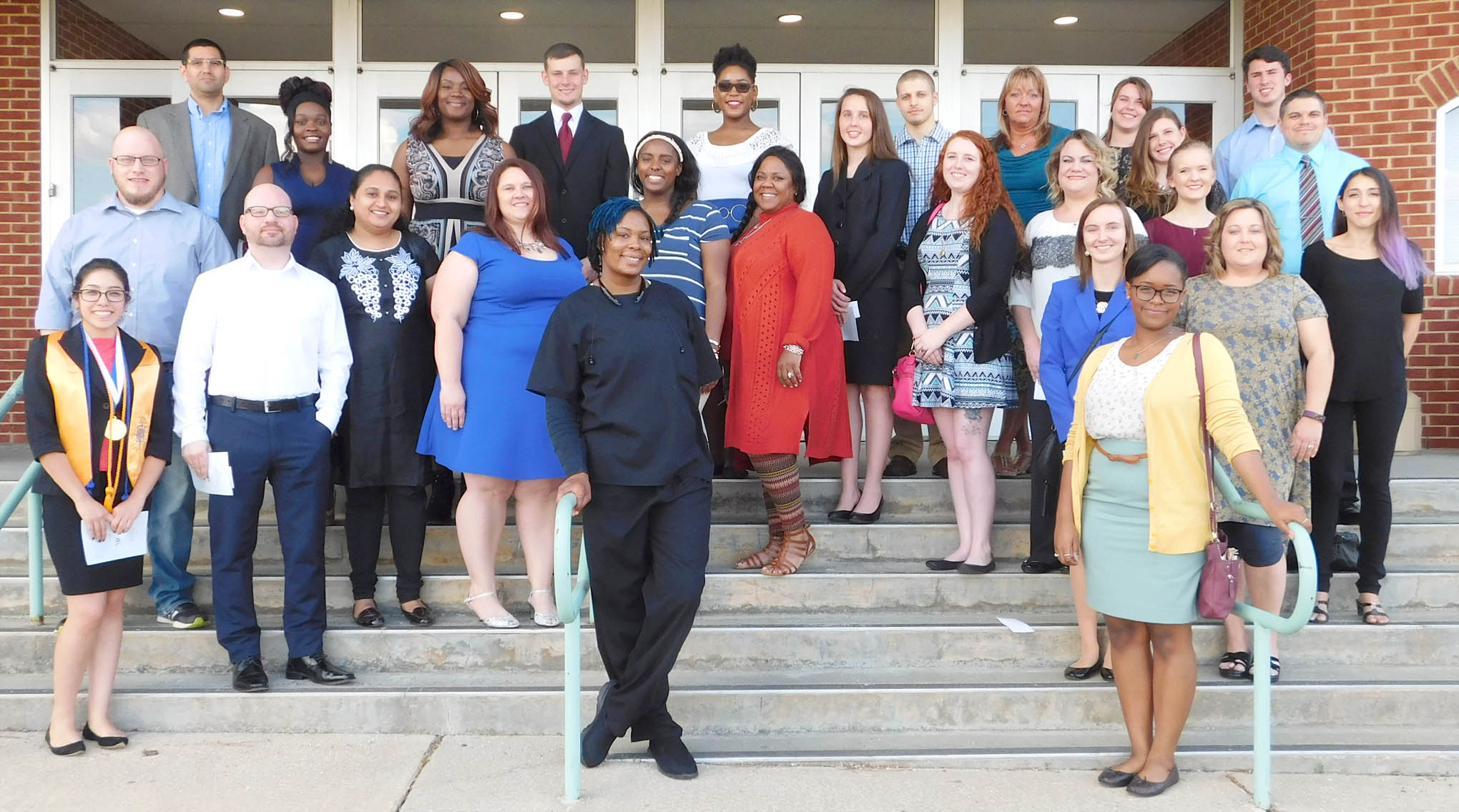 Click to enlarge,  The Central Carolina Community College Phi Theta Kappa International Honor Society recently held its spring induction ceremony. 