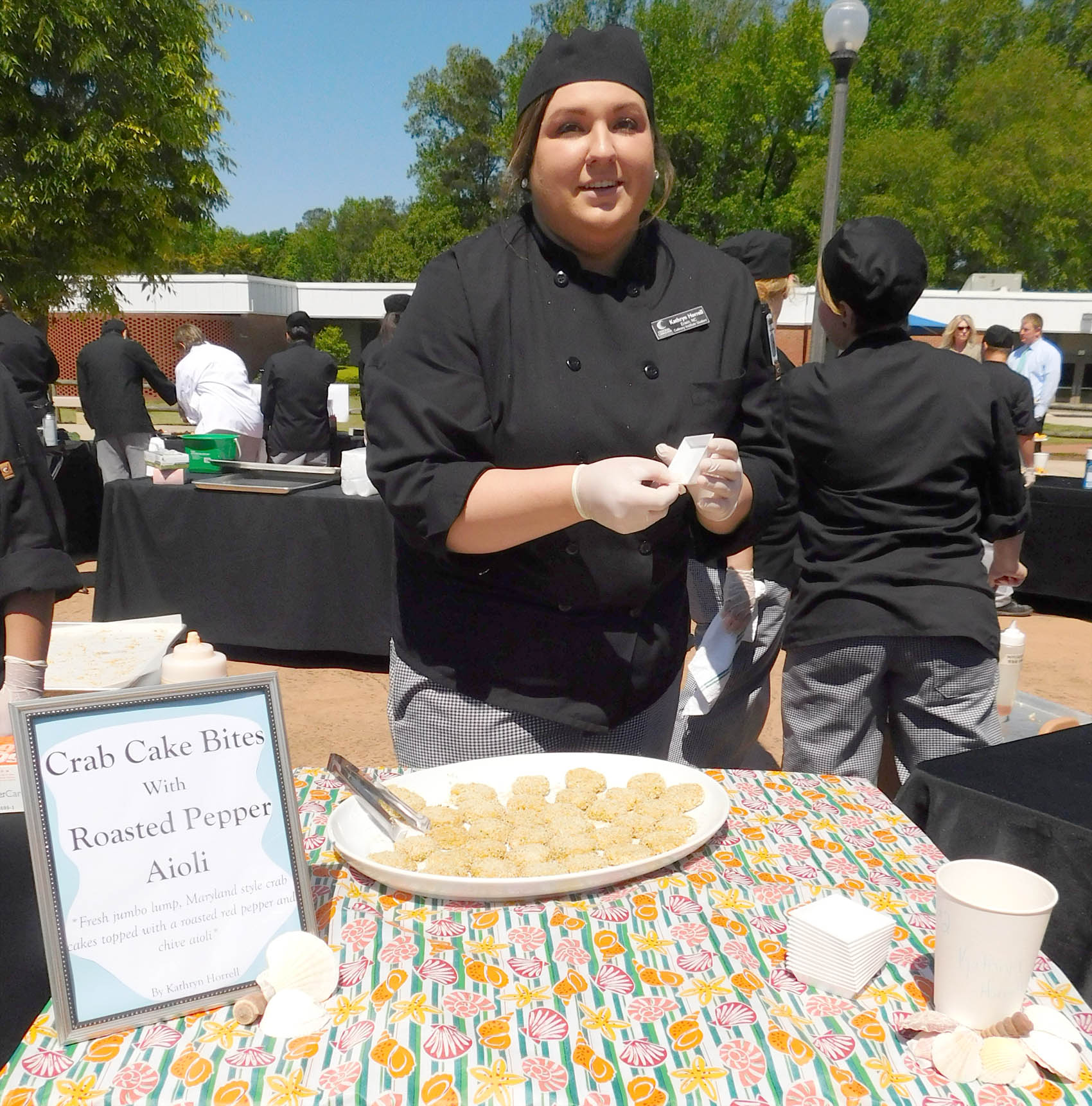 Kathryn Horrell of Erwin is CCCC Culinary Showcase People's Choice Award winner