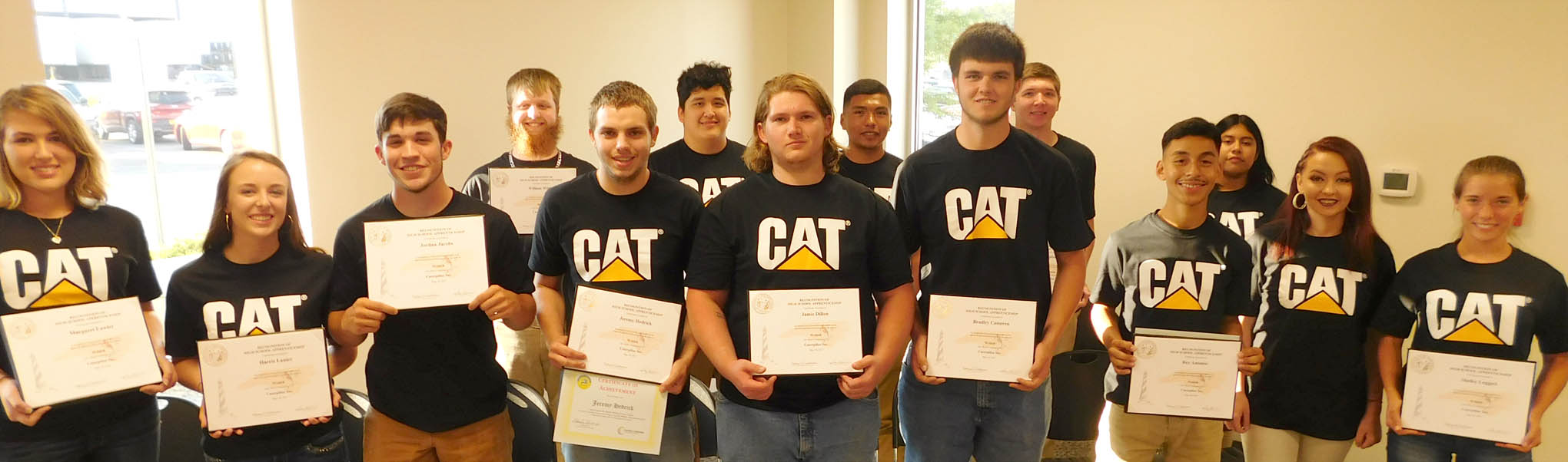 Caterpillar Youth Apprentice graduates, inductees recognized