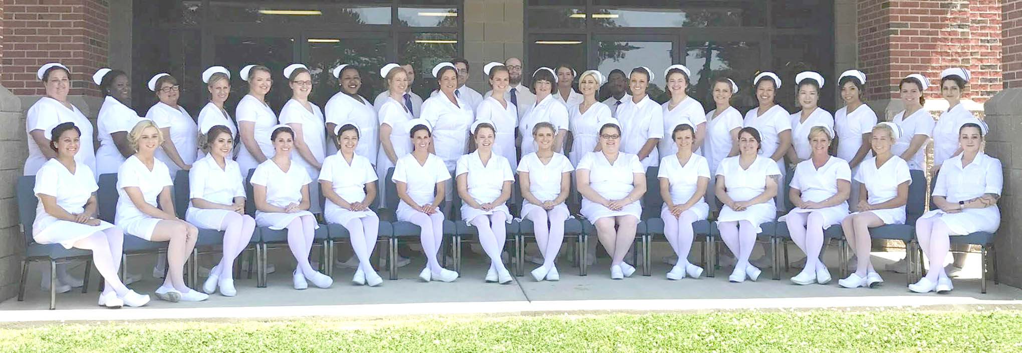 Click to enlarge,  The Central Carolina Community College Louise L. Tuller School of Nursing held its Pinning and Candlelighting Ceremony for Associate Degree Nursing 2018 graduates on Wednesday, May 9, at Crossroads Ministries in Broadway. 