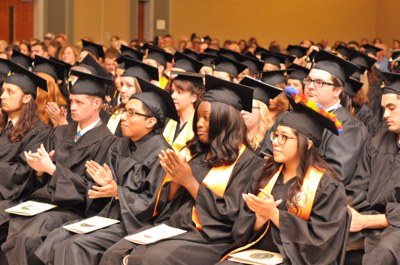 Click to enlarge,  Central Carolina Community College observed its 55th Commencement Exercises on May 10 at the Chatham County Agriculture &amp; Conference Center in Pittsboro. 