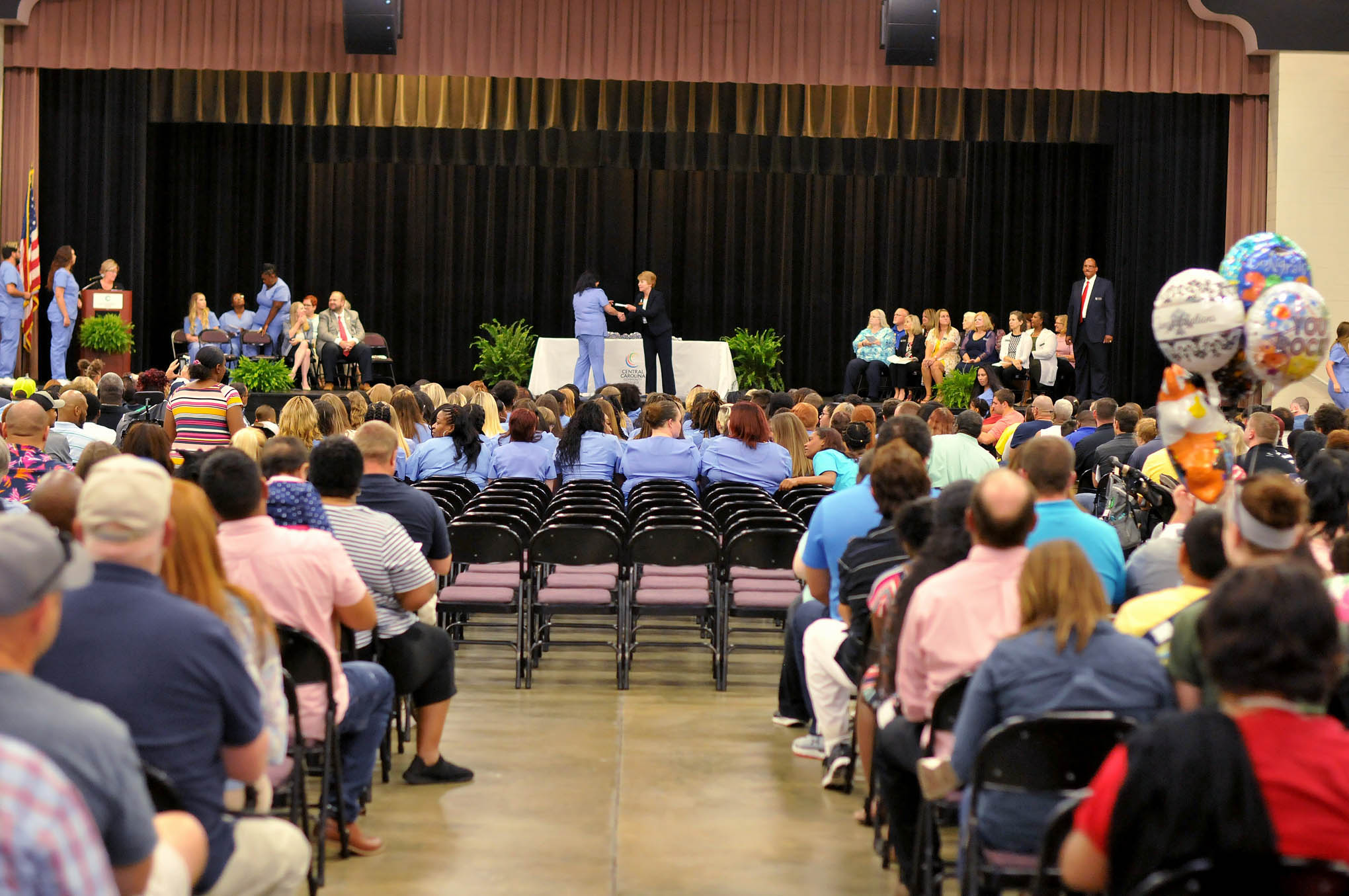 Click to enlarge,  The Central Carolina Community College Continuing Education Medical Programs graduation was held June 13 at the Dennis A. Wicker Civic &amp; Conference Center in Sanford.  