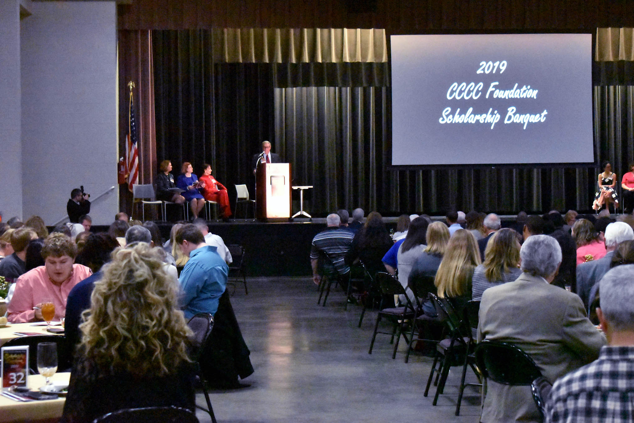 Click to enlarge,  Donors and scholarship recipients gathered for the Central Carolina Community College Foundation Scholarship Luncheon, which was held on Wednesday, Nov. 20, at the Dennis A. Wicker Civic &amp; Conference Center. 