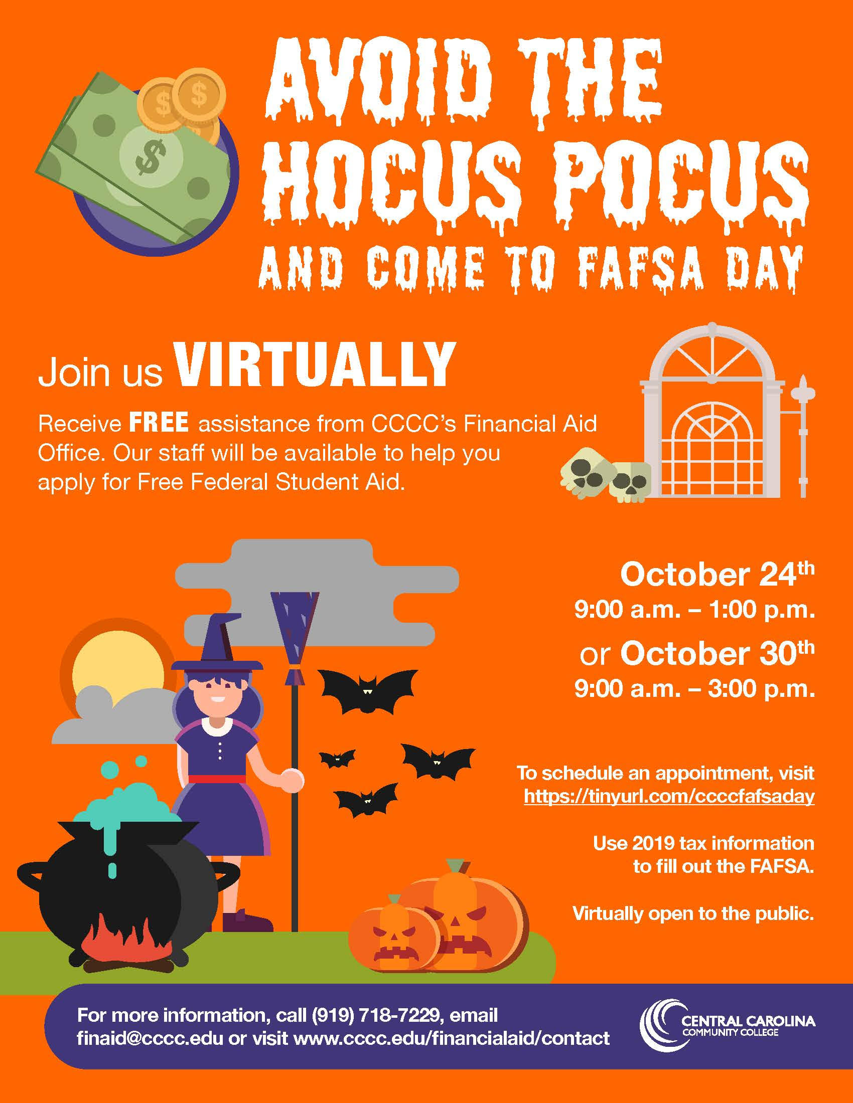 Read the full story, CCCC will host virtual FAFSA Days