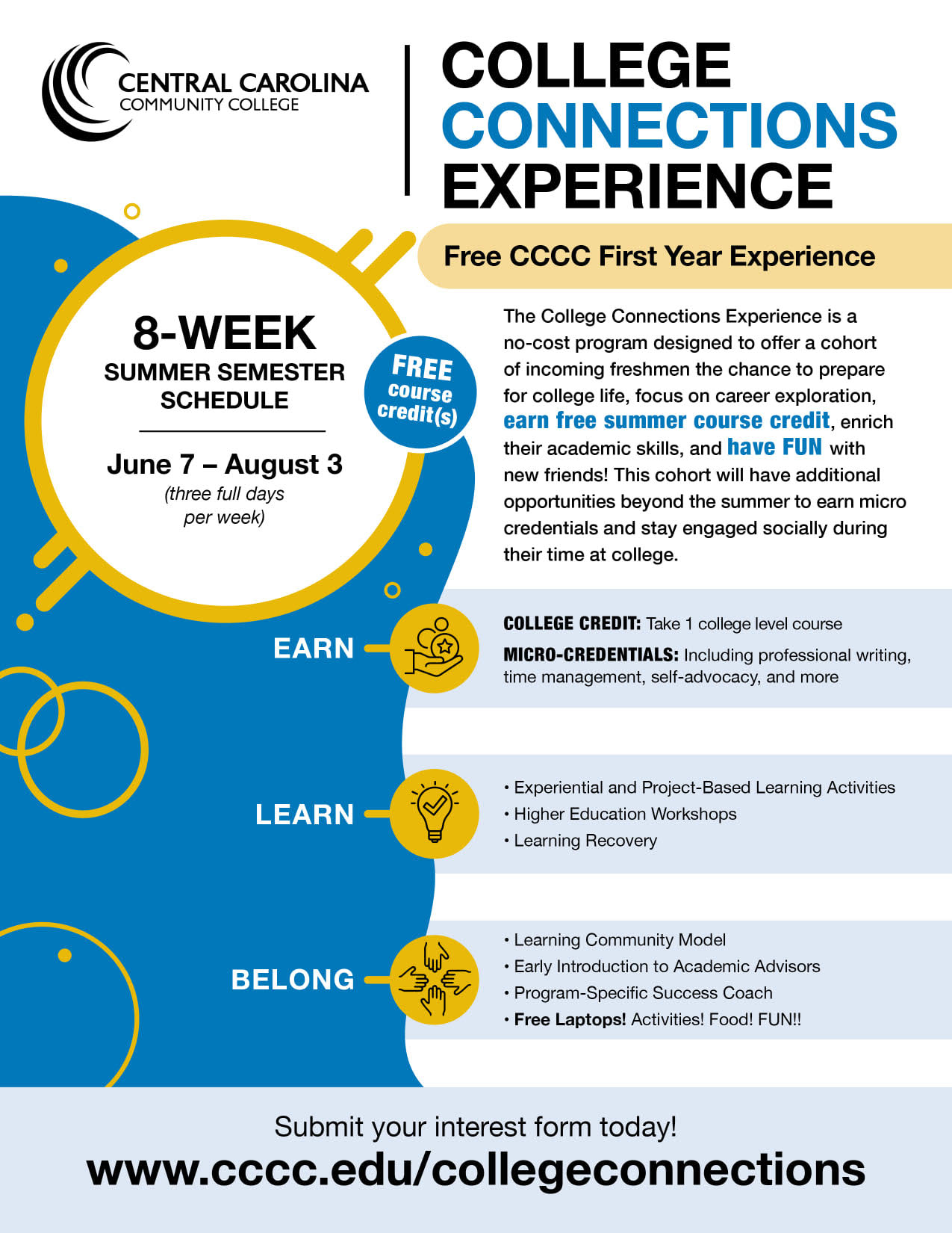 CCCC offers College Connections experience