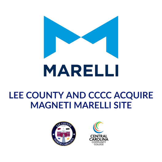 Lee County and Central Carolina Community College acquire Magneti Marelli site