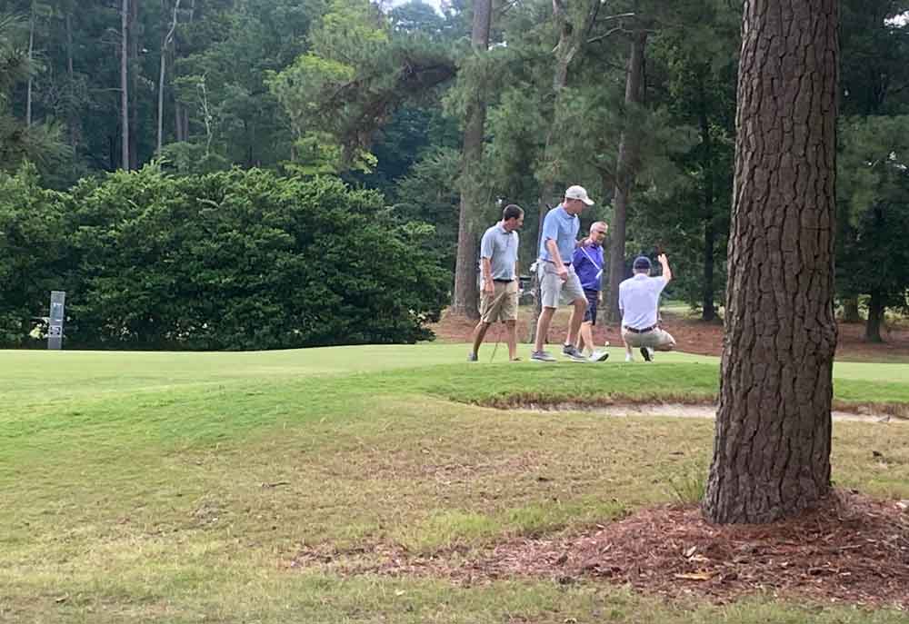 Click to enlarge,  It was a beautiful day for golf when the 32nd Annual CCCC Foundation Lee Golf Classic was played Sept. 15 at the Sanford Municipal Golf Course in Sanford. 