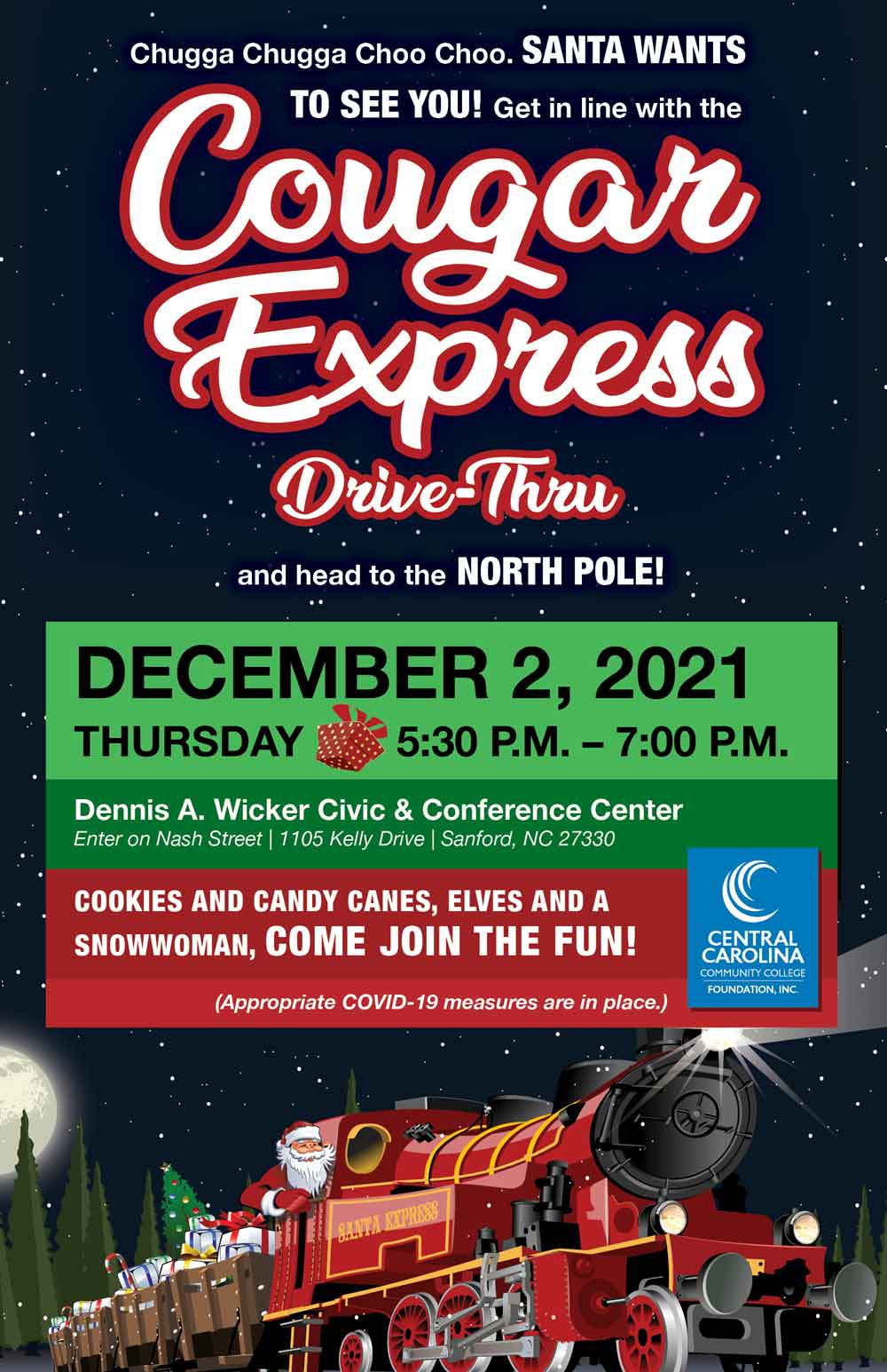 Read the full story, Cougar Express holiday drive-thru event set for Dec. 2
