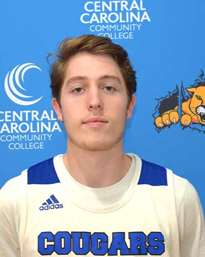 Click to enlarge,  Derek Gardner, of the Central Carolina Community College men's basketball team, has been named to the National Junior College Athletic Association (NJCAA) Division III All-Region 10 First Team for the 2021-2022 season. He also was named to the All-Freshman Team. 