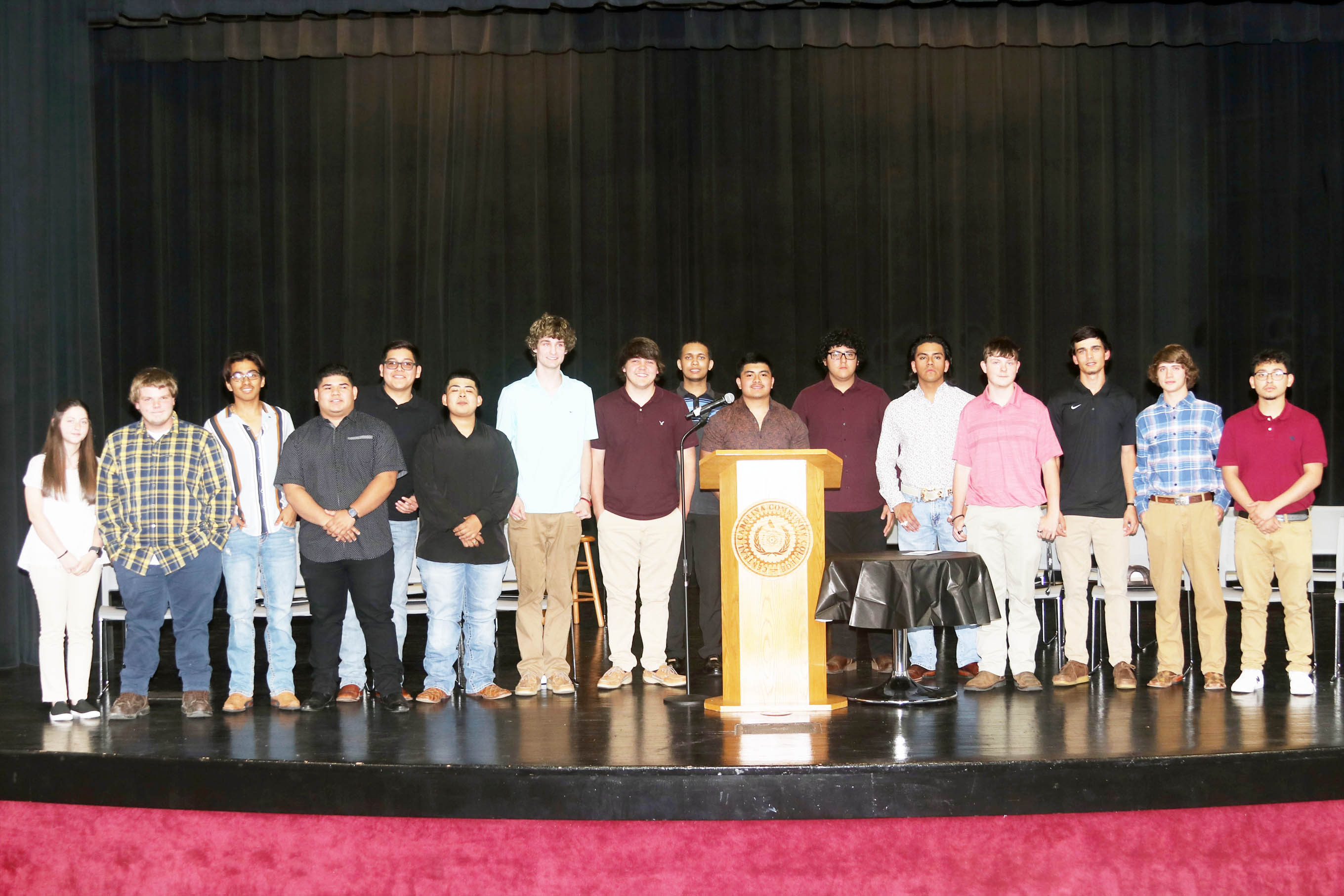 Click to enlarge,  Sixteen students completed the Caterpillar Youth Apprenticeship in Welding this semester and celebrated on May 11 with a graduation ceremony at the Dennis A. Wicker Civic &amp; Conference Center. 