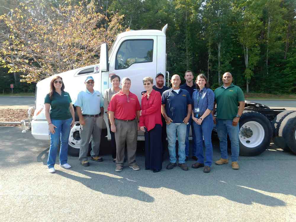 Mountaire gifts Day Cab Tractor for CCCC's Truck Driver Training Program