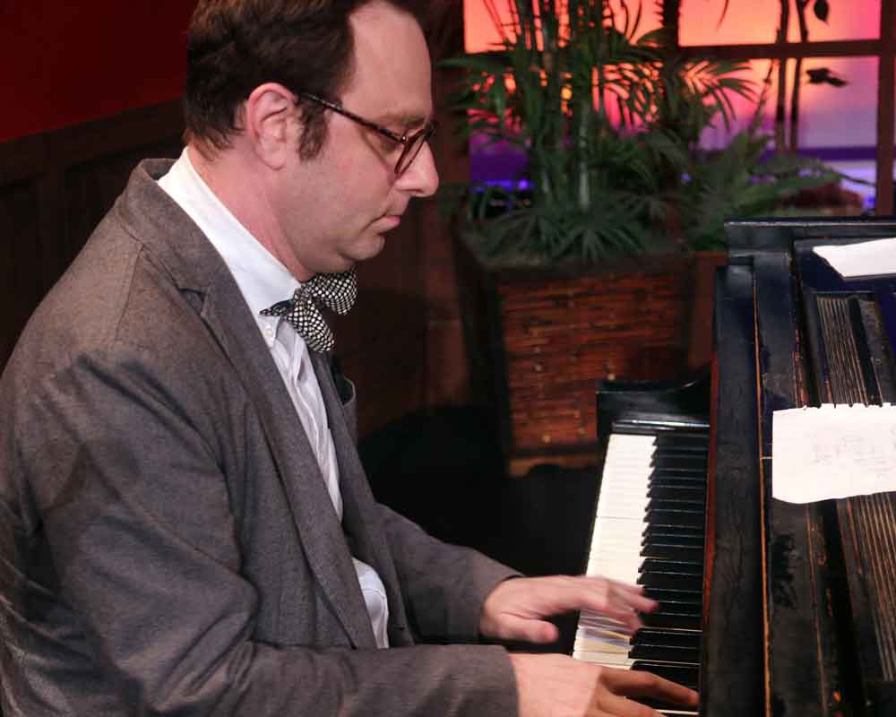Click to enlarge,  Pianist Ethan Uslan visited Sanford as part of Central Carolina Community College's Academic and Cultural Enrichment Series. 