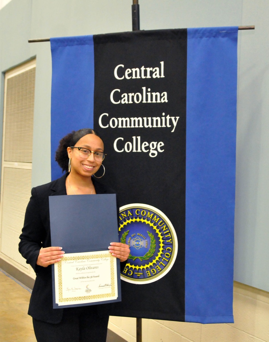 Read the full story, Excellence honored at Central Carolina Community College