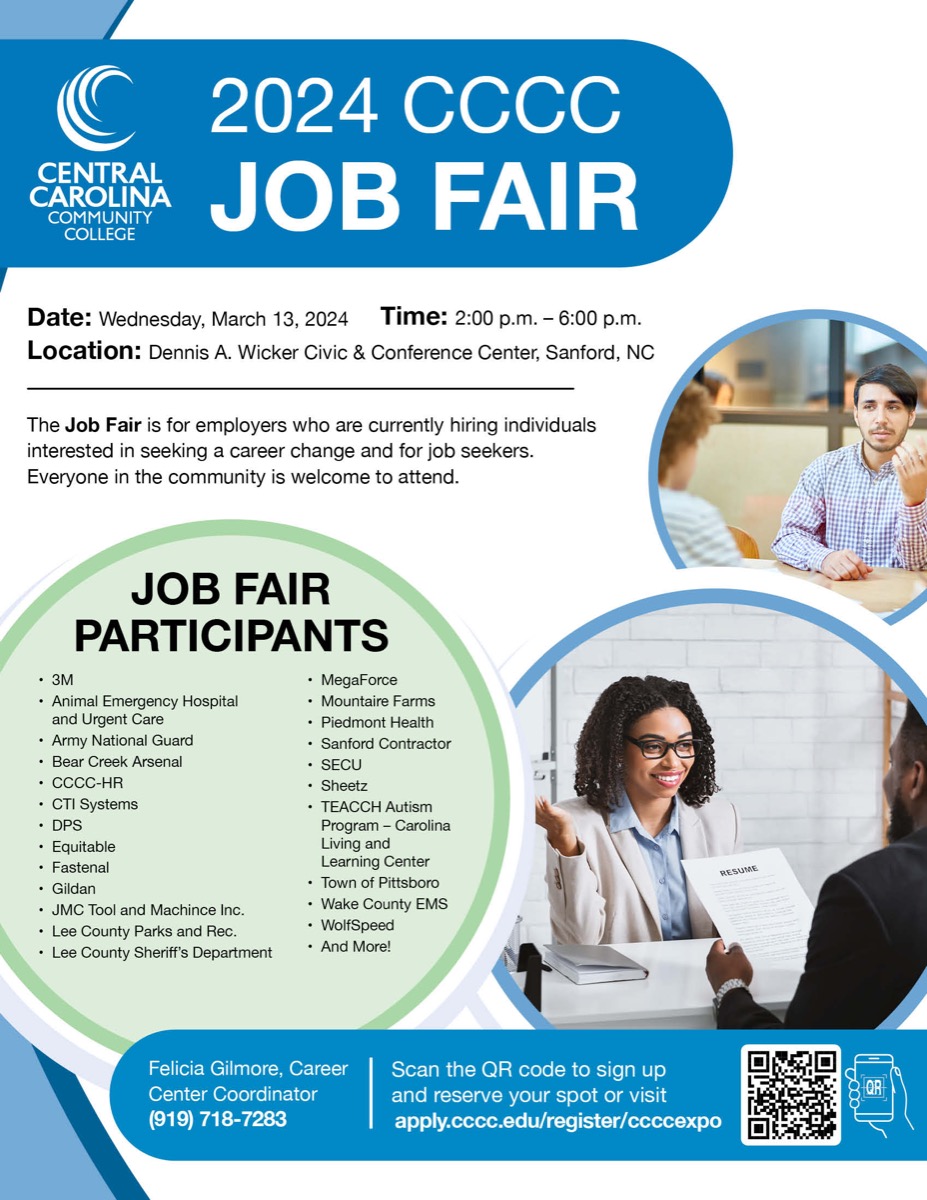 CCCC will host Career Expo Job Fair on March 13