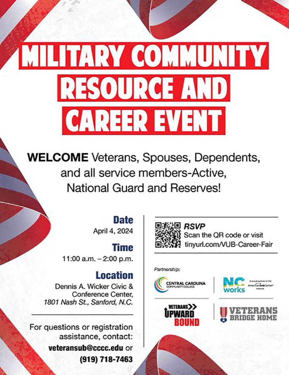 Military Community Resource & Career Event set April 4