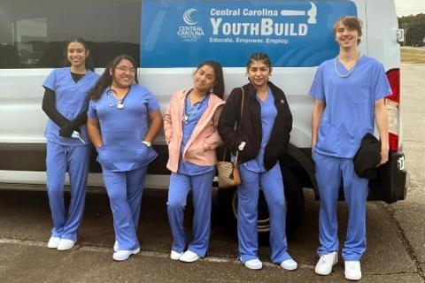 A group of YouthBuild Students