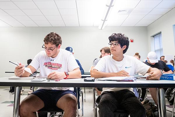 Young students in classroom 